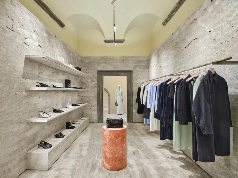 Fotografo di interni a Firenze, boutique Jil Sander via Tornabuoni