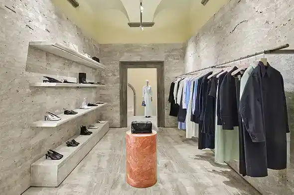 Fotógrafo de tiendas en Barcelona, imagen de portfolio: tienda Jil Sander Firenze